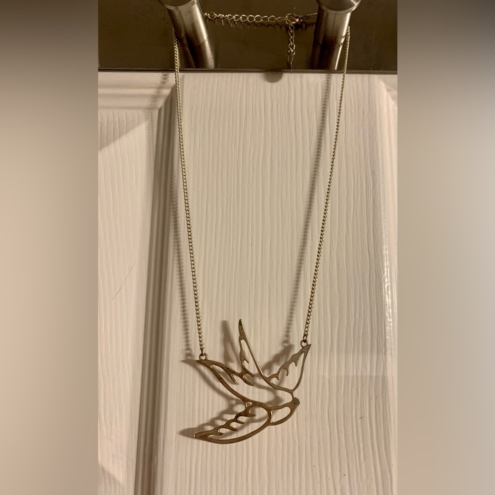 Silver Bird Necklace